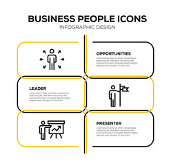 Wall Mural - BUSINESS PEOPLE ICON SET