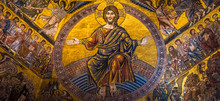 Magnificent Mosaic Ceiling Of The Baptistry Of San Giovanni, Florence, Tuscany, Italy