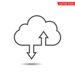 Aufkleber - Cloud icon set