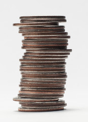 Wall Mural - stack of quarters