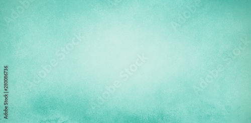 blue green background texture, vintage paper with soft old marbled grunge bor...