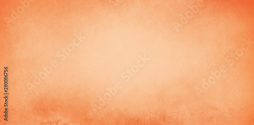 Orange background texture, vintage autumn or halloween paper with grunge bord...
