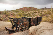 Abandoned  Mining Train