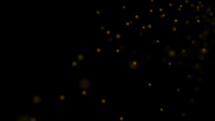 Aufkleber - Abstract background of dust particles. Illustration of the cosmos. 3d rendering.