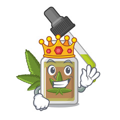 Sticker - King hemp oil at the mascot table