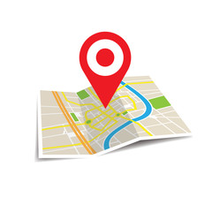 Sticker - Location icon vector