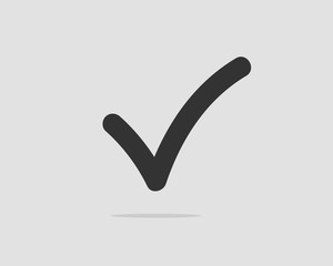 Poster - Check mark icon vector symbol design element.