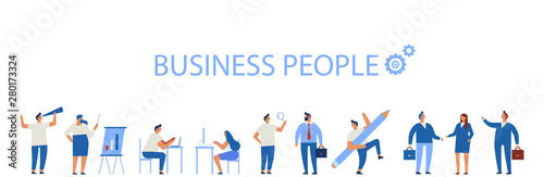 Fotografía Business People horizontal banner