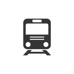 Leinwandbilder - Train icon template color editable. Modern Transportation symbol vector sign isolated on white background. Simple logo vector illustration for graphic and web design.