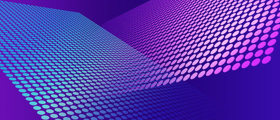 Abstract geometric shapes intersection