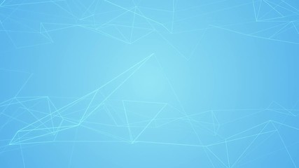 Poster - simple blue geometry low polygon light background corporate business concept