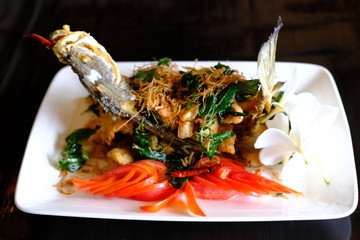 Sticker - grilled fish with thai herbs and lemongrass