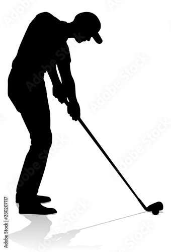 A golfer sports person play...
