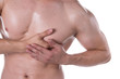 © vladorlov - Health care. Arrhythmia. A man and a sick heart.