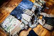 Body Armor, Plates, Body Kit And Balaclava. Military.