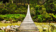 © Michael Marquand - Suspension bridge over a river on Lang Bian Mountain, Vietnam, Southeast Asia