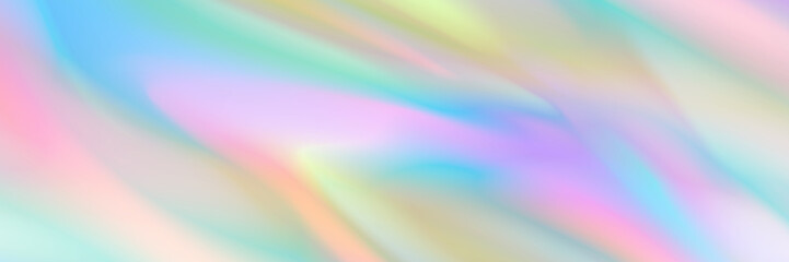 Aufkleber - horizontal abstract pastel holographic texture design for pattern and background