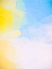 Wall Mural - colorful watercolor painting background for poster, brochure or flyer