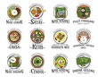 Food of Malaysia, malaysian cuisine dishes logos