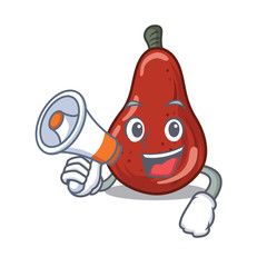 Sticker - With megaphone red pears in the character shape