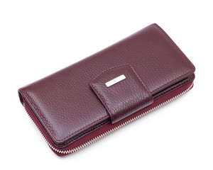 Poster - Burgundy leather wallet