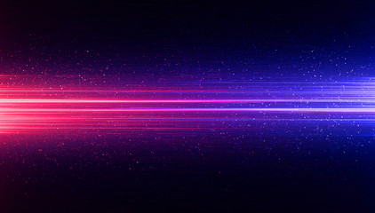 Wall Mural - led light. future tech. shine dynamic scene. neon flare. colorful rays. .magic moving fast lines. sp