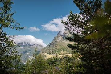 Wall Mural - mountain landscape in flydalsjuvet geiranger