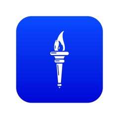 Wall Mural - Torch icon. Simple illustration of torch vector icon for web