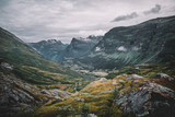 Fototapeta Na sufit - mountain landscape with river in norway