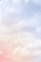Wall Mural - cloud background with a pastel colour
