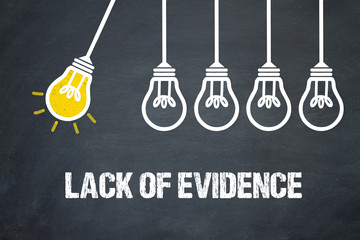 Poster - Lack of evidence