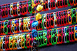 © reddees - View of cheap plastic eye glasses or goggles or sun glasses display in retail market display