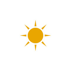 Sticker - Sun logo design inspiration vector template