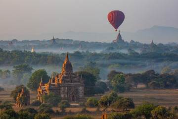 Wall Mural - Bagan is an ancient city and a UNESCO World Heritage Site located in the Mandalay Region of Myanmar.	