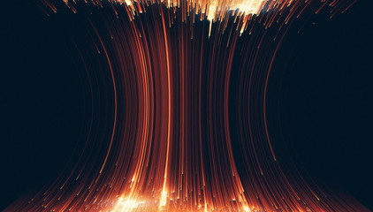 Wall Mural - led light. future tech. shine dynamic scene. neon flare. colorful rays. .magic moving fast lines. sp