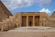 The mortuary temple of Khafre located on east side of Khafre pyramid. 