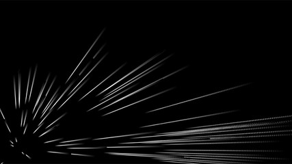 Leinwandbilder - Abstract digital wave of particles. Futuristic point wave. Technology background vector. Vector illustration