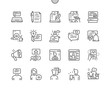 © palau83 - Blog Well-crafted Pixel Perfect Vector Thin Line Icons 30 2x Grid for Web Graphics and Apps. Simple Minimal Pictogram