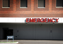 Emergency Room Sign On Hospital