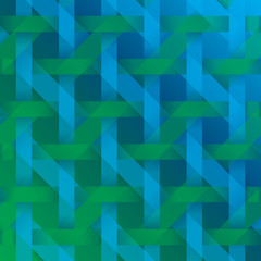 Poster - amazing modern knitted pattern background