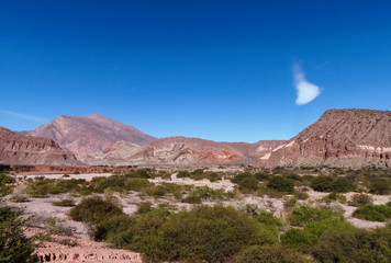 landscape of northern argentina, provioncia de salta