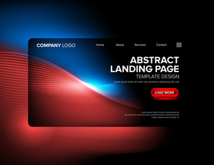 Poster - Landing Page Template Design