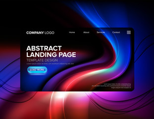 Poster - Landing Page Template Design