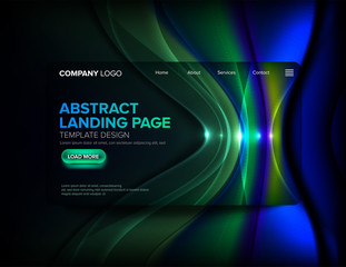 Poster - Landing Page Template Design
