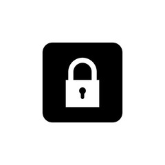 Fototapete - Lock icon. Encryption icon. Security symbol for web design