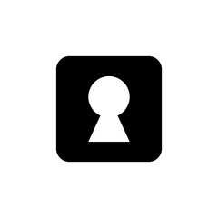 Fototapete - Keyhole icon vector