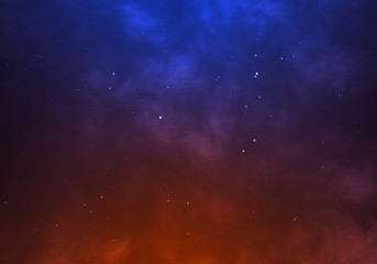 red fire versus blue ice abstract background texture