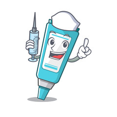 Poster - Nurse ointment isolated with in the cartoon