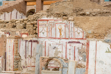 Canvas Print - Terrace Houses in Ephesus Ancient City