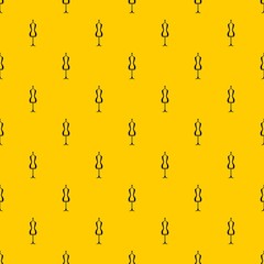 Poster - mannequin pattern seamless vector repeat geometric yellow for any design